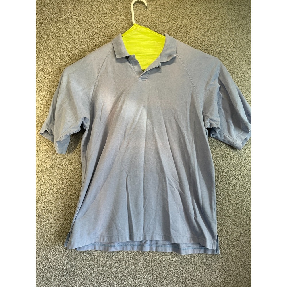 Columbia Men's L Blue Golf Polo Short Sleeve Large